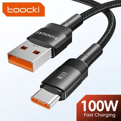 Cable Toocki USB-C 100W Carga Rápida para Xiaomi, Samsung y Huawei