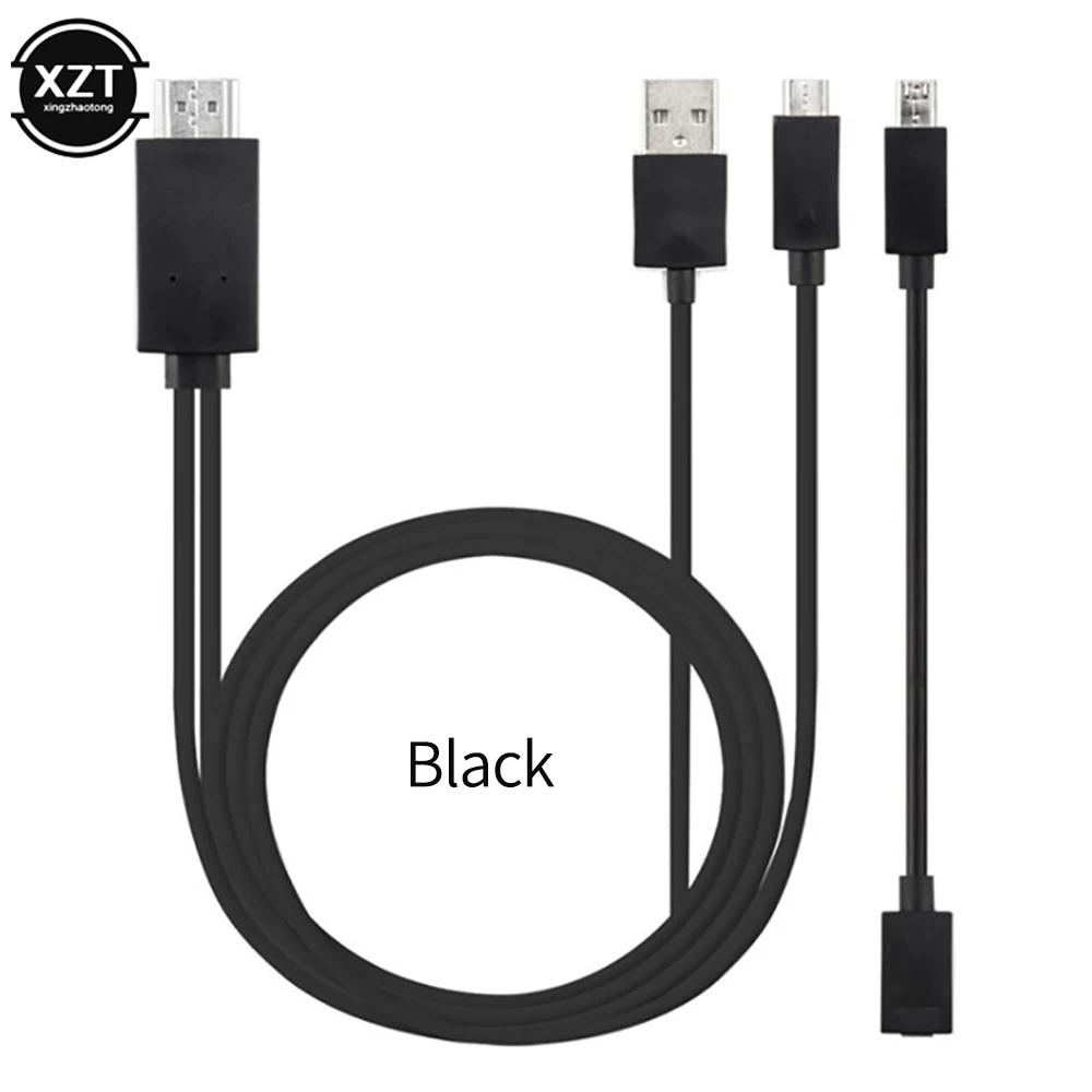 Cable Micro USB MHL a HDMI compatible con 5 pines y 11 pines 1080P HD TV Cables adaptador para teléfono Samsung HuaWei Xiaomi HTC Android
