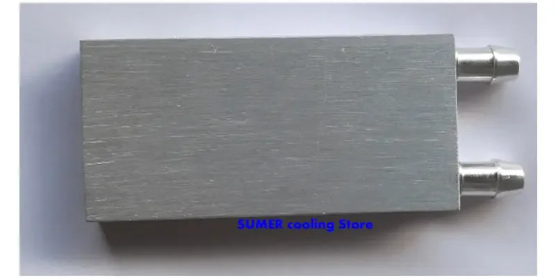 Radiador de aluminio para CPU, bloque disipador de agua, enfriador líquido para GPU, PC y portátil, 40x40x12mm, 80, 120, 160, 200mm - imagen 2