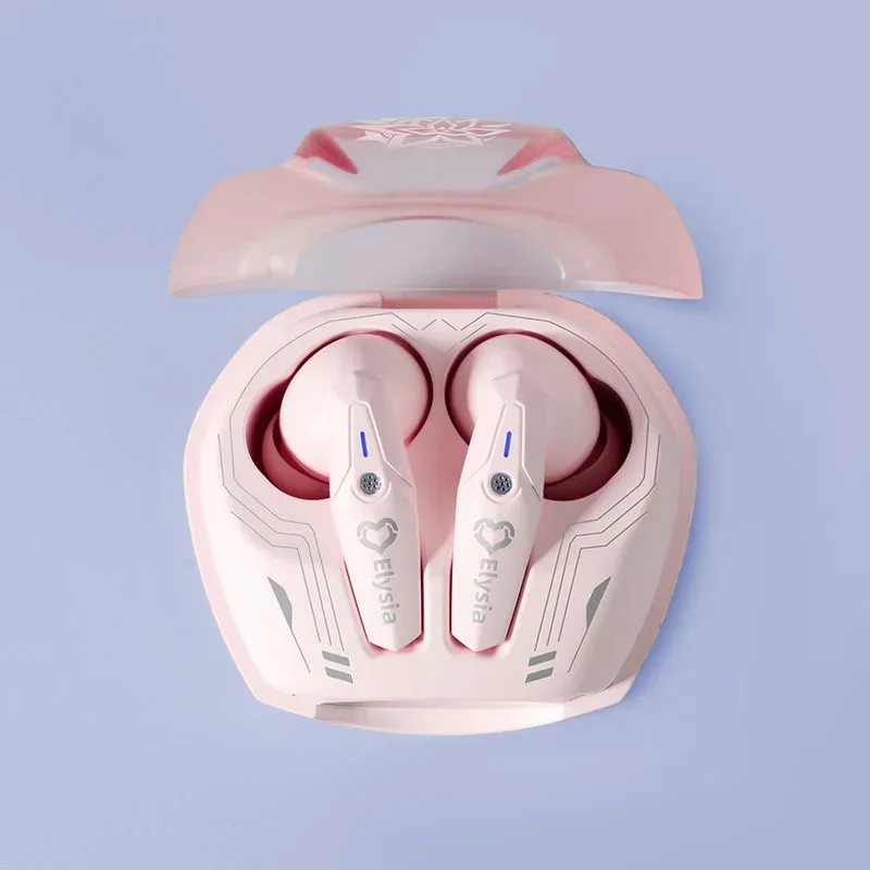 Elysia-auriculares inalámbricos con Bluetooth, accesorio de Anime, juego Honkai Impact 3, Miss Pink Elf, Herrscher of Human: Ego Cosplay Prop - imagen 4