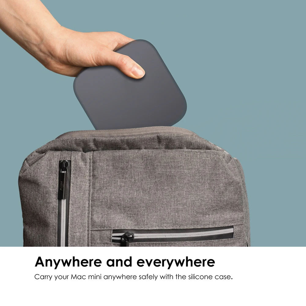 Funda de silicona para Mac Mini M4/M4 Pro 2024, funda protectora a prueba de golpes, funda de transporte a prueba de golpes para Mini M4/M4 Pro - imagen 4