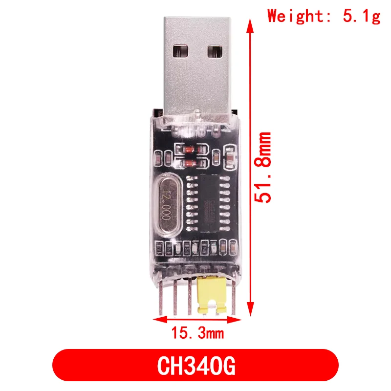 3 uds/lote = 1 Uds PL2303HX + 1 Uds CP2102 + 1 Uds CH340G USB a TTL para arduino PL2303 CP2102 módulo USB de 5 pines a UART TTL - imagen 3