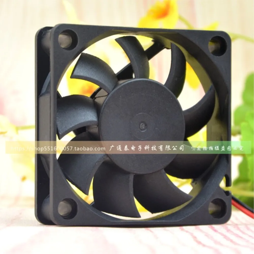 60mm GT0612MB-15 6015 12V 0.18a 6cm Fuente de alimentación de 2 cables Ventilador de enfriamiento silencioso - imagen 3