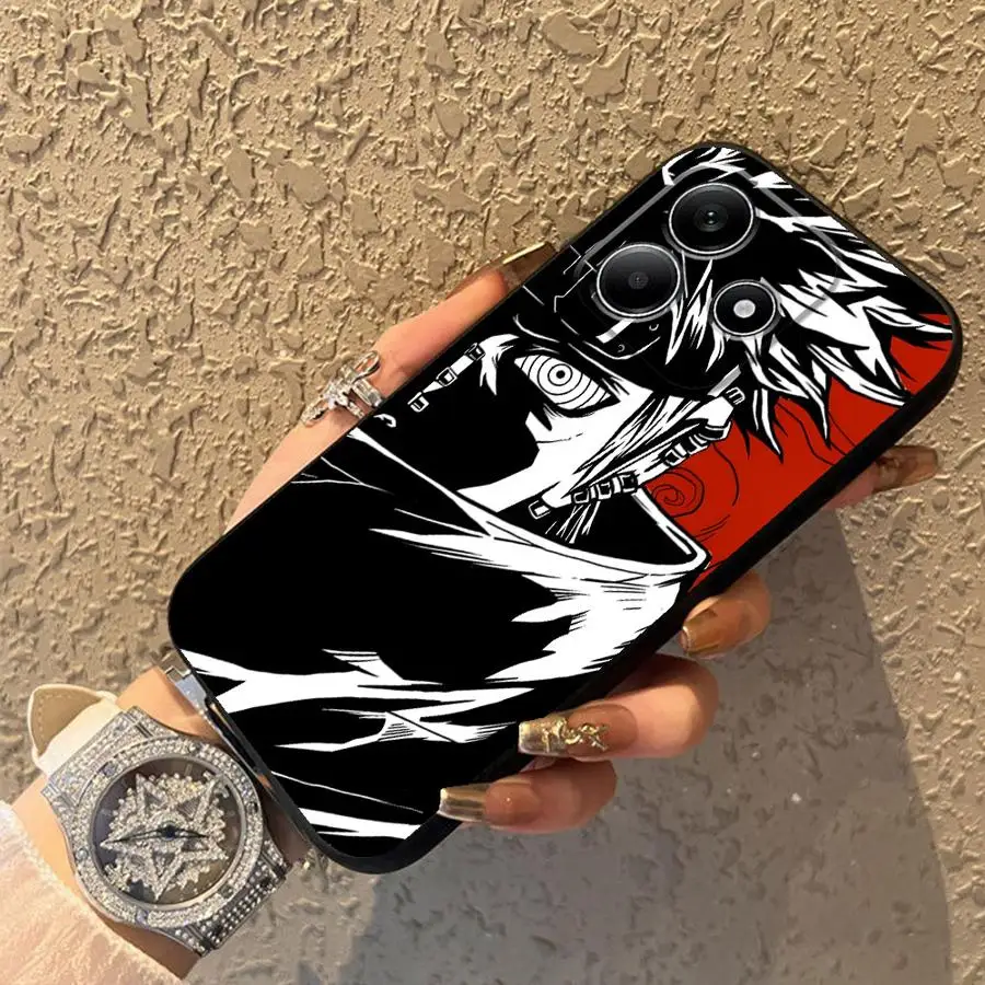 Funda de Anime Cool Pain para Xiaomi Redmi Note 10S 11s 9 10 11 12 Pro 12s 13 14 Pro Plus 7 8 9S funda de teléfono suave negra - imagen 4
