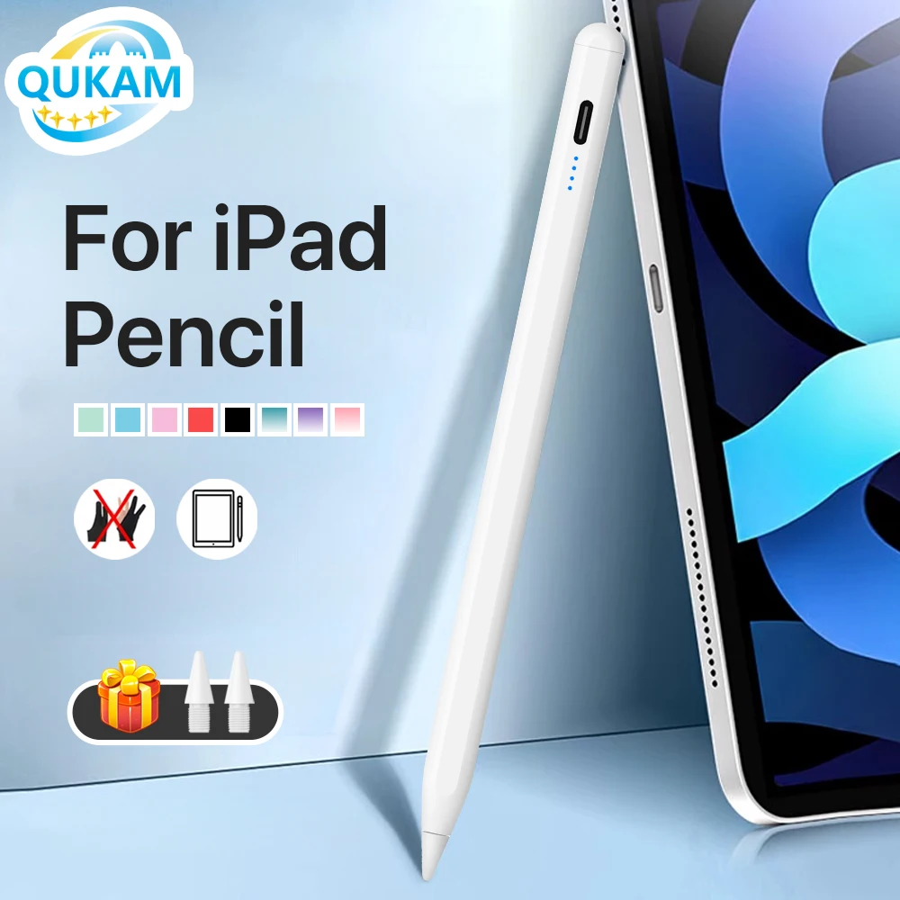 Lápiz óptico para iPad lápiz de segunda generación carga inalámbrica magnética para iPad Tilt Palm rechazo para iPad Pro 12,9 Pro 11 Air 4 5 Mini 6 5 - imagen 2