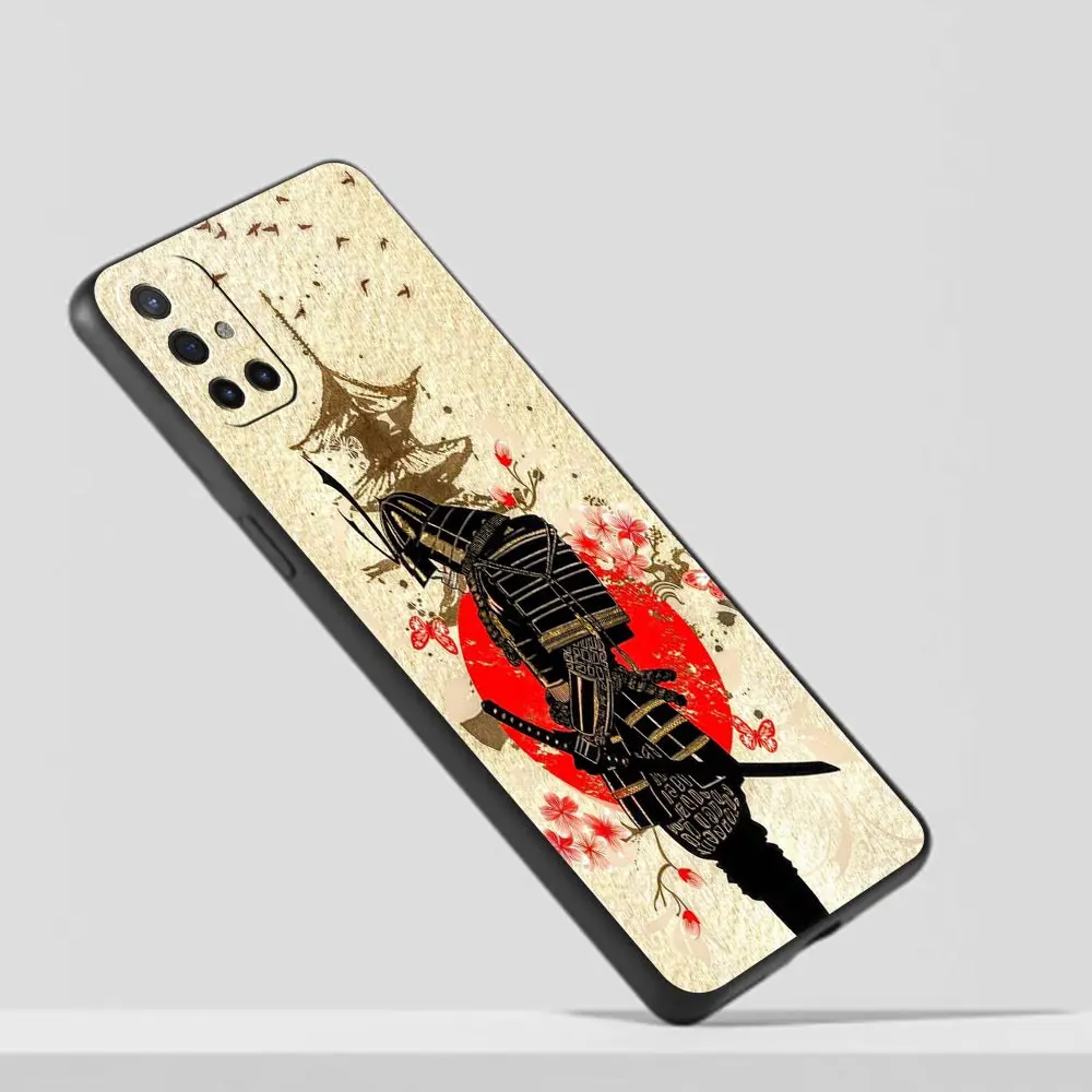 Pintura Japón Samurai Art funda de teléfono para OnePlus 10 9 Pro 9T 10R 9R 9RT 8T 8 7 6T 7T Nord 2T CE 2 5G N200 N10 N100 cubierta negra - imagen 4