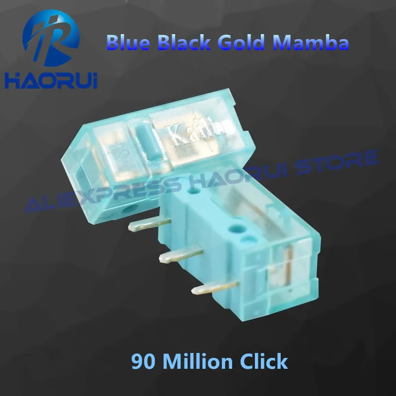 Kailh-microinterruptor GM8.0 Black Mamba White Blade, 1 piezas, 80M, 90M, 100 millones de botones de clic, interruptores de ratón para juegos de ordenador - imagen 4