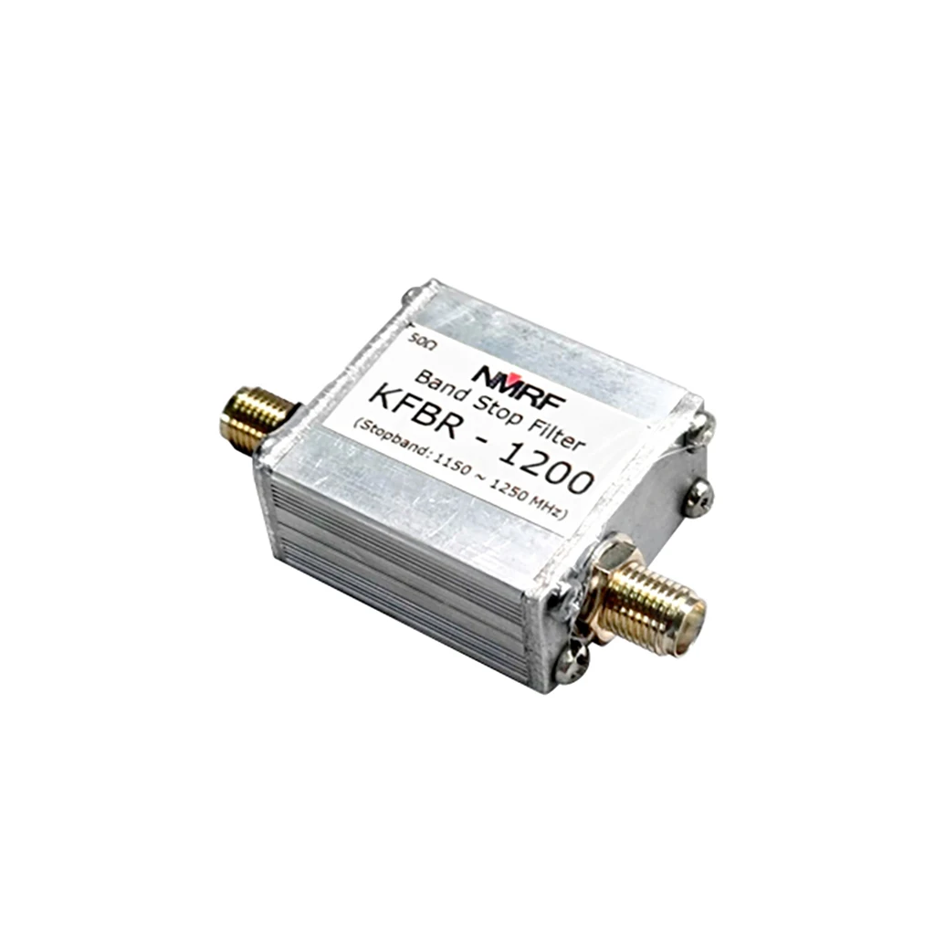 Trampa de filtro de tope de banda de 1200MHz para protección subbanda de posicionamiento por satélite (GPS L2, Beidou B2) con conector SMA-F SMA-F - imagen 3