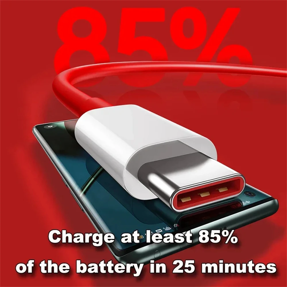 NNBILI 1-2 uds 80W/100W USB A a tipo C Supervooc 2,0 Cable de datos de carga rápida USB tipo C 5A para 12 11 ACE 3/2 2 Pro 2V 9RT 9R 8T - imagen 2