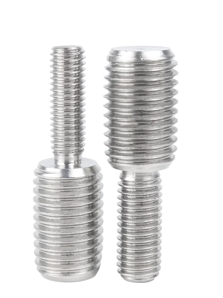Tornillos reductores M4 M5 M6 M8 M10 M12 M16, convertidor adaptador de cámara, conversión de perno de acero inoxidable 304, tornillo sin cabeza de doble punta - imagen 2