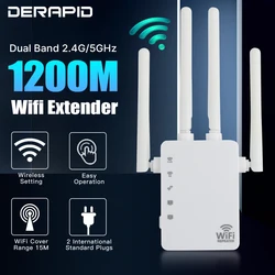Repetidor WiFi Doble Banda 1200Mbps 2,4G/5GHz – Extensor Señal