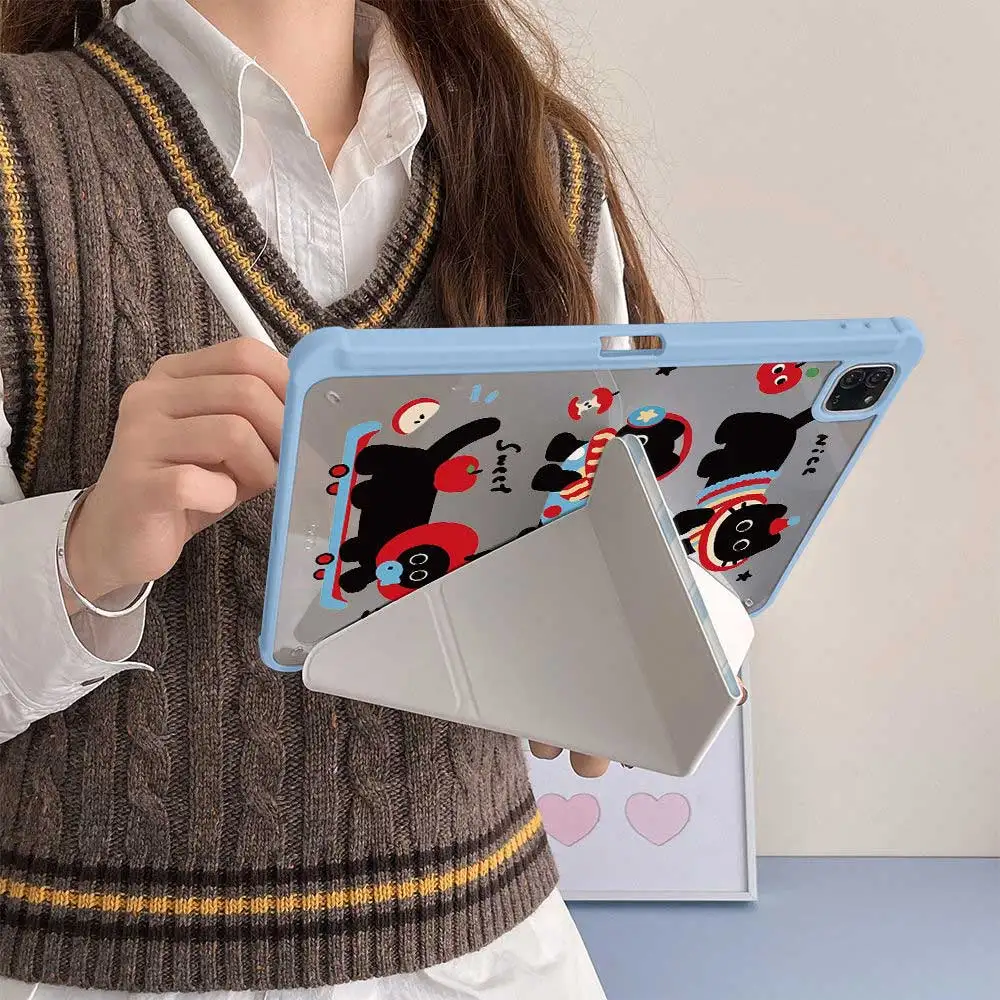 Estuche tipo Y con portalápices para iPad 10.a/11a generación (A16) 11" /iPad Pro 11" (4/5 Gen, M2/M3/M4) /Air 9 8.7" /Air 9 Plus 11" - imagen 3