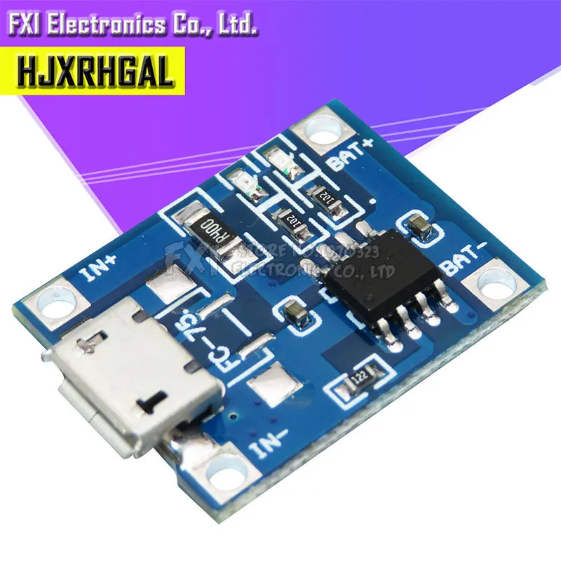 Módulo de carga de litio con funciones duales, placa de protección de batería de iones de litio, 5 piezas, Micro USB, 5V, 1A, 18650, TP4056 - imagen 4