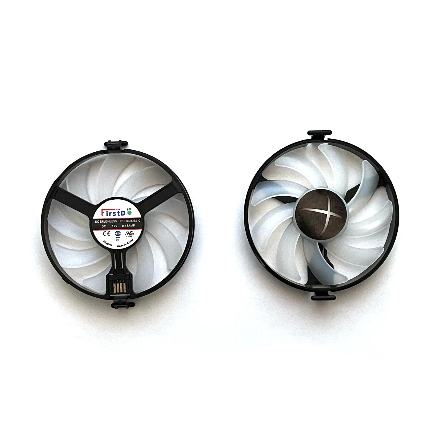 Ventilador de GPU FDC10U12S9-C DC 12V 0.45A RX470 para XFX AMD Radeon RX 470 480 580 RX580 RX480 RX470, refrigeración de tarjeta gráfica Crimson - imagen 5