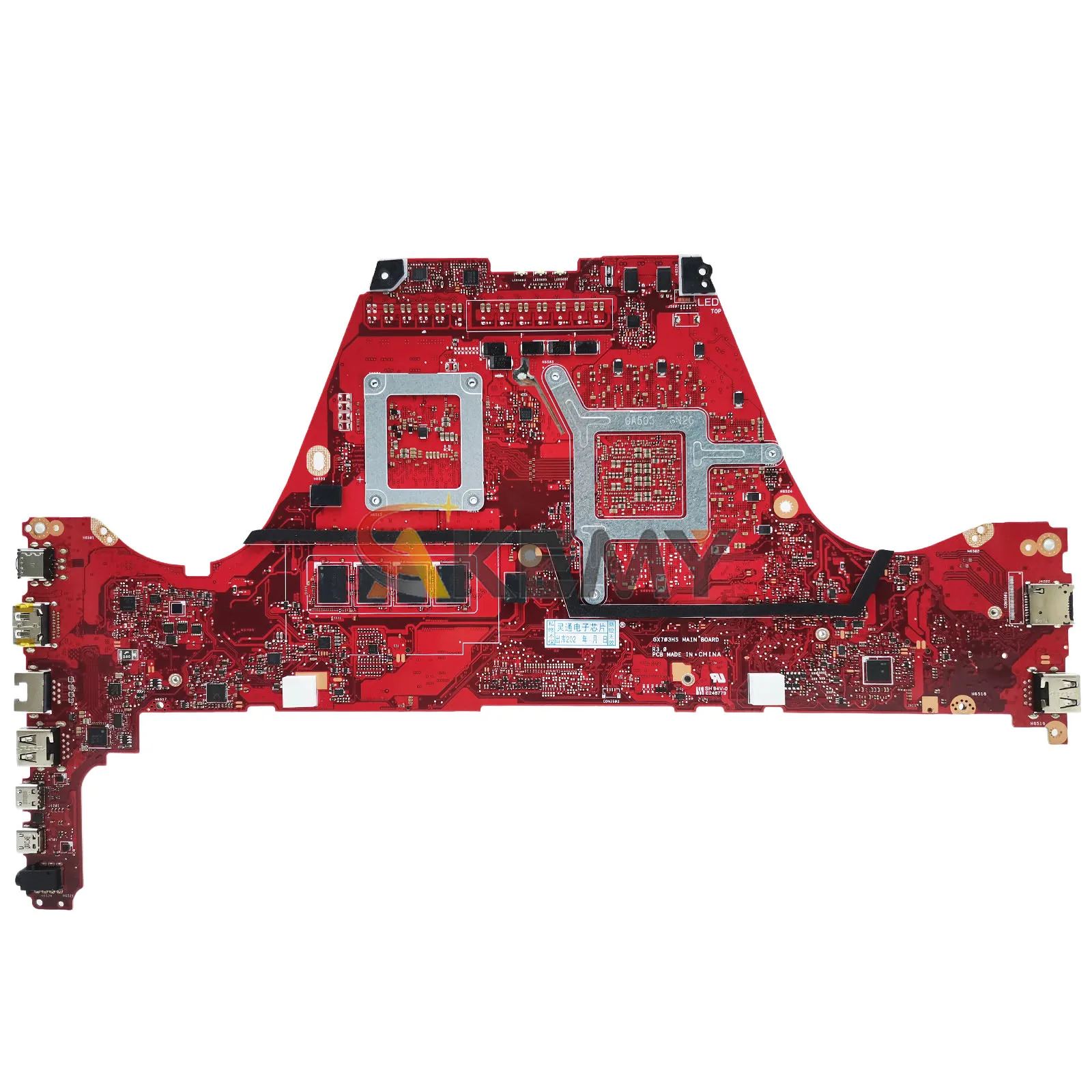 Placa base para ordenador portátil GX703HS para ASUS ROG Zephyrus S GX703HM GX703HS GX703HR GX703 con 11th Gen i5 i7 100% pruebas OK stk - imagen 2