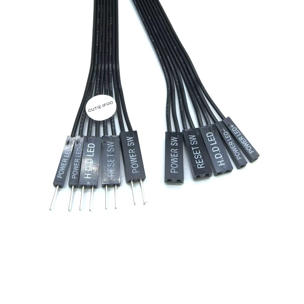 Cable adaptador HDD/PWR LED para placa base - encendido y reset - imagen 3