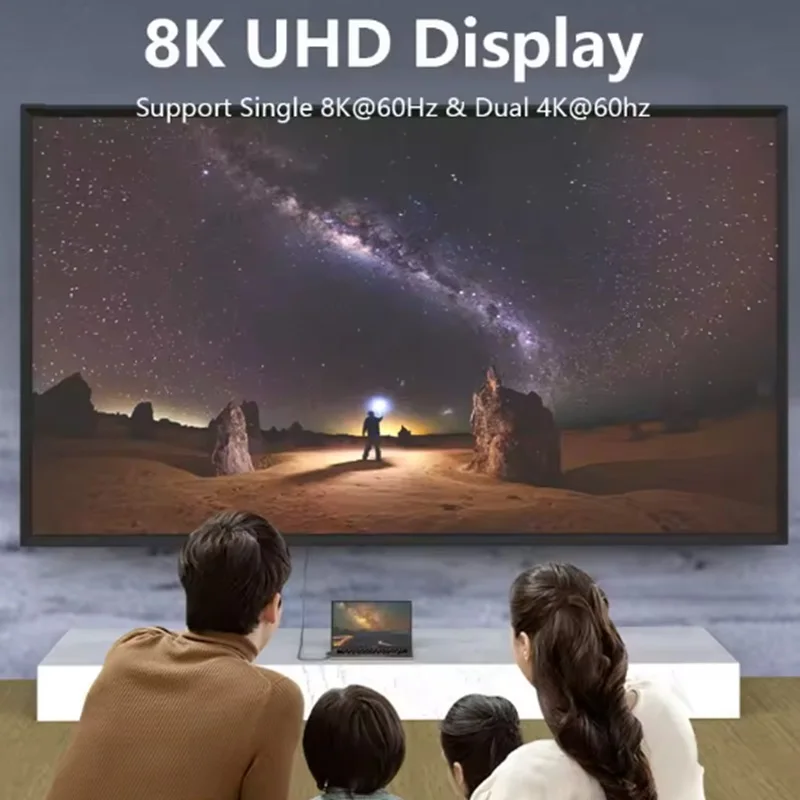 8k USB C codo Thunderbolt 4 Cable 40Gbps USB 4 Cable de datos tipo C PD 240W Cable de carga rápida para iPhone 15 Pro SSD Power Bank - imagen 3