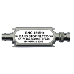 Filtro Paso Bajo LC 50 Ohm BNC Macho-Hembra 10-19 MHz
