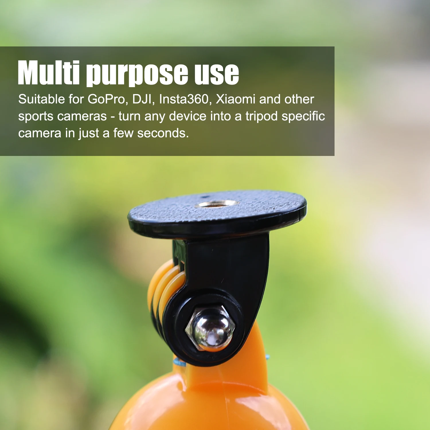 Convertidor de tornillo 1/4, Mini adaptador de trípode para Gopro Hero 11 10 9 8 Insta360 DJI OSMO, accesorios adaptadores para Cámara de Acción - imagen 5