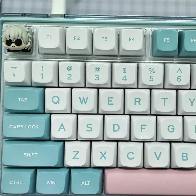 Gojo Satoru Keycap dibujos animados Anime Jujutsu Kaisen tema personalizado teclas de resina para teclado mecánico de juegos de eje transversal - imagen 5