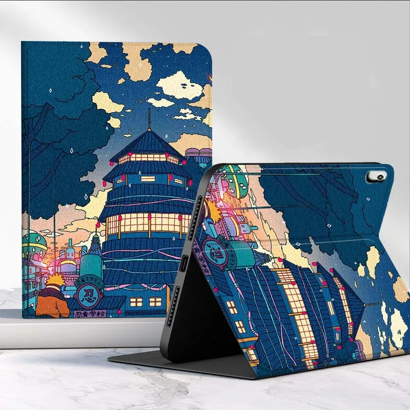 Anime arte estético para iPad Pro Air 2 3 4 5 6th 7th 11th Gen 10,2 9,7 11 10,5 10,9 12,9 13 pulgadas funda para tableta - imagen 2