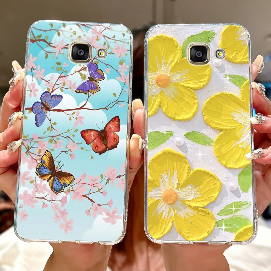 Para Samsung Galaxy A5 2016 2017 funda nueva funda pintada de lujo funda de teléfono de silicona suave para Samsung A5 2017 2016 A510F A520F bolsas - imagen 5