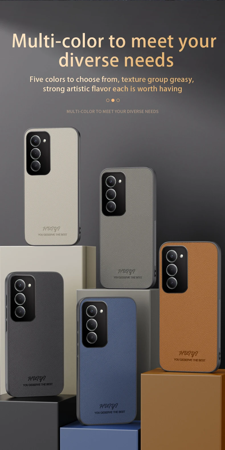 Para Xiaomi Redmi 15 funda de lujo suave PU piel imán funda protectora trasera para Xiaomi Redmi 15 funda completa para teléfono - imagen 3