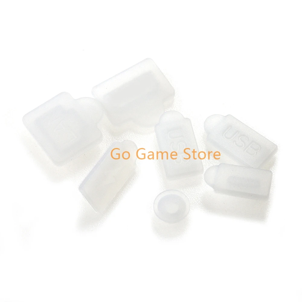 1 Juego de tapones antipolvo 7 en 1, interfaz USB, cubierta a prueba de polvo para PlayStation 5, PS5, accesorios de juego de repuesto - imagen 4