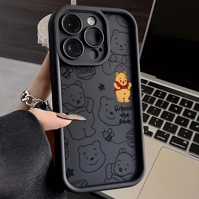 Disney Winnie Pooh funda de teléfono suave de TPU para Xiaomi Redmi Note 12 11 Pro Plus 5G Turbo 11S 10S 10 9 12C 10A 10C 9A 9C 9T A1 A2 - imagen 2