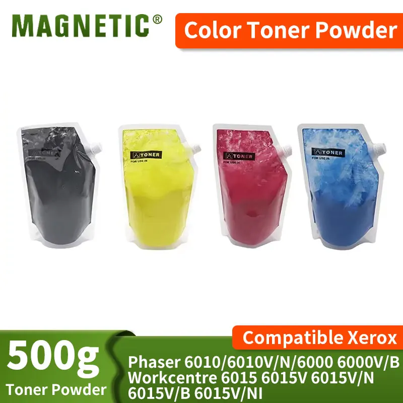 Polvo de tóner de Color 500g para impresora láser Xerox Phaser 6000, 6010, 6020, 6022, workcenter 6015, 6025, 6027, 6028, MFP