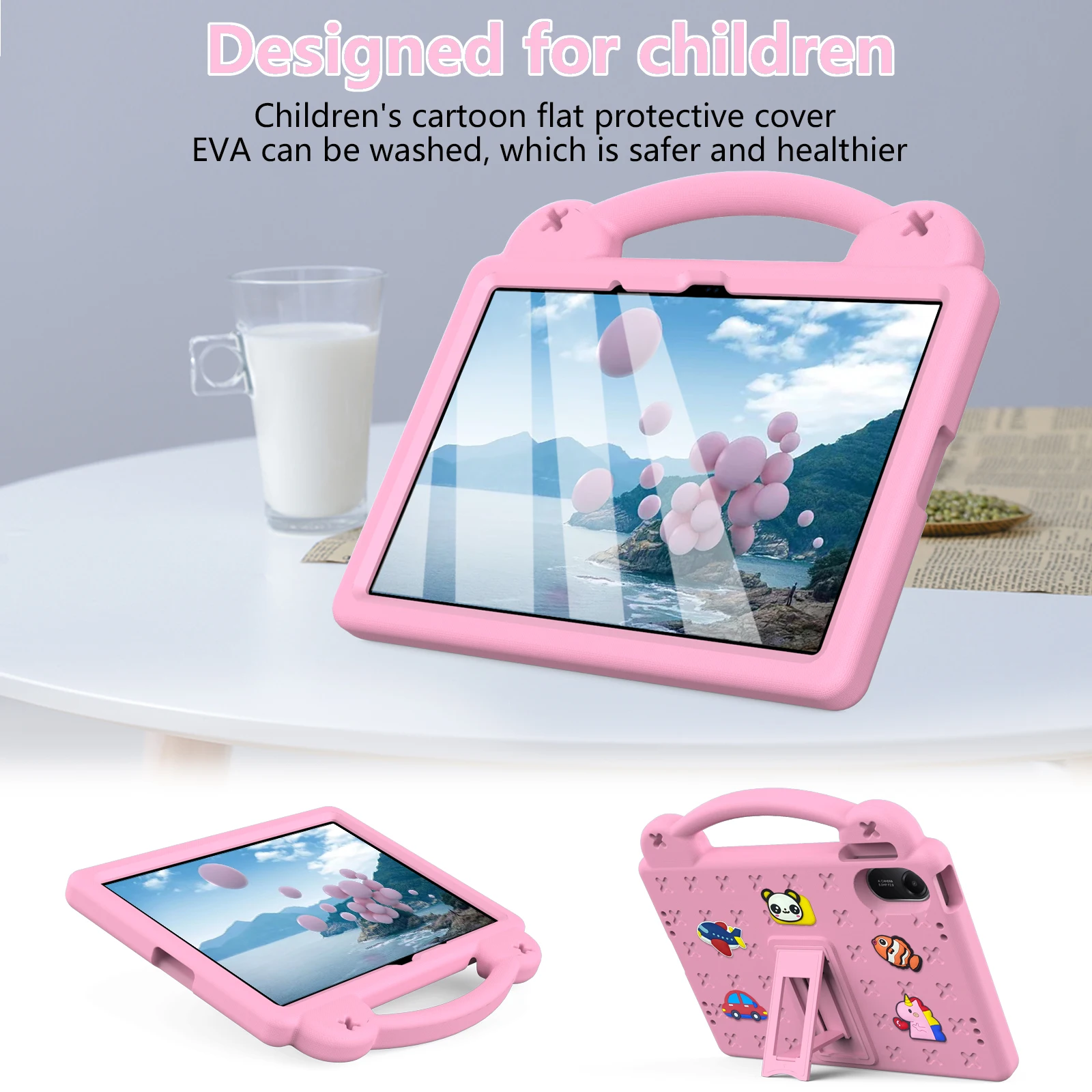 Funda EVA DIY para niños para Xiaomi Poco Pad 7 Pro Redmi Pad 2 11 "Pro 12,1" SE 11 "4G 8,7 "funda con soporte de mano portátil - imagen 4