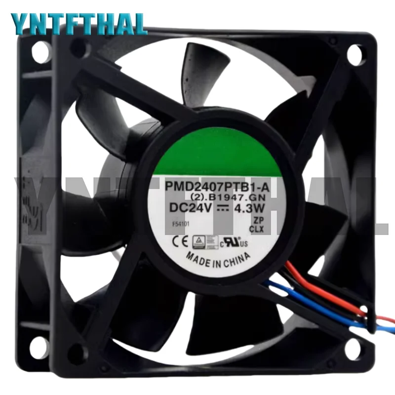 Nuevo PMD2407PTB1-A 24V 4,3 W ventilador de refrigeración de 3 cables - imagen 3