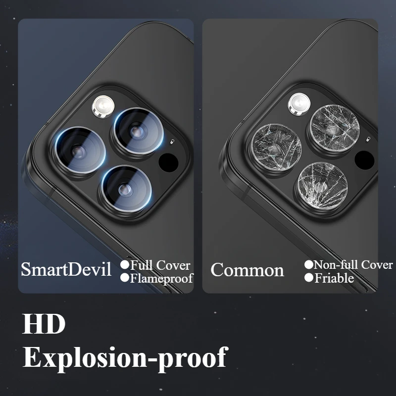 SmartDevil Protector Vidrio Cámara iPhone 16 Pro Max - imagen 2