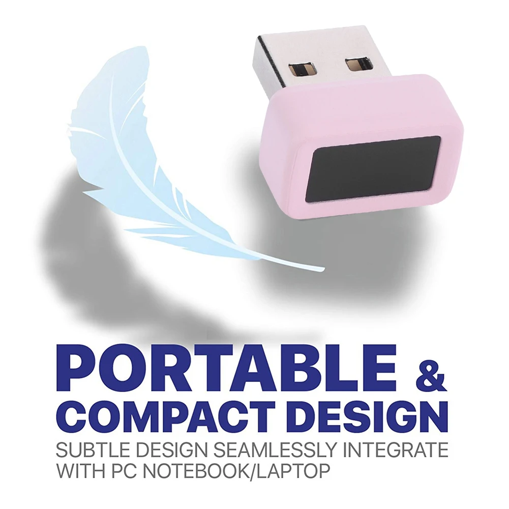 Lector de llaves de huellas dactilares USB, escáner biométrico de huellas dactilares, Anti-Spoofing, Windows Hello FIDO U2F, Mini llave de seguridad, Dongle - imagen 5