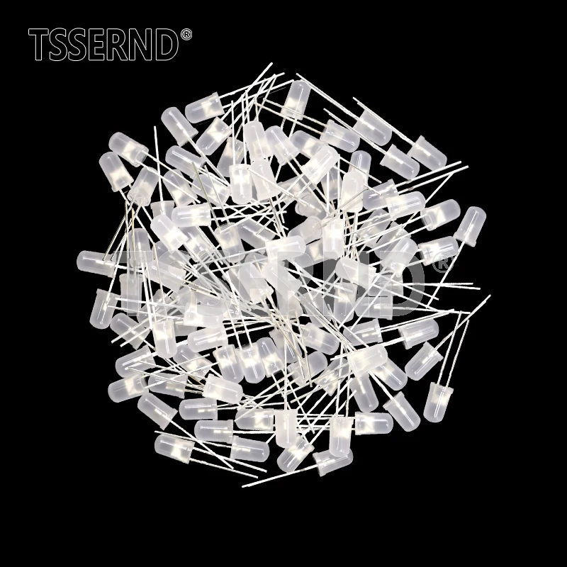 Flash RGB rápido/lento, 50 piezas, F5, 5mm, rojo, verde, azul, arcoíris, diodo emisor de luz intermitente multicolor, LED redondo a todo Color, bricolaje - imagen 5