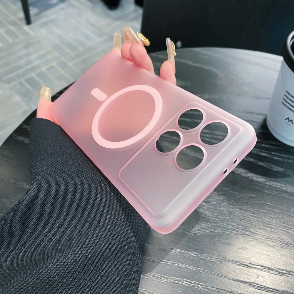 For VIVO X100 Pro Case Hard PC MagSafe Wireless charging Protective Back Cover Case For VIVO X100 Ultra X100S Pro Phone Shell - imagen 5