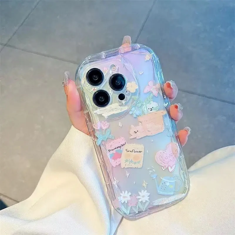 Funda con Cadena de Flores para Infinix Hot 50 50i 40 40i 30i Smart 10 Plus 9 7 8 Tecno Spark Go 1 1S 20 10 Pro 30C 20C 10C - imagen 3