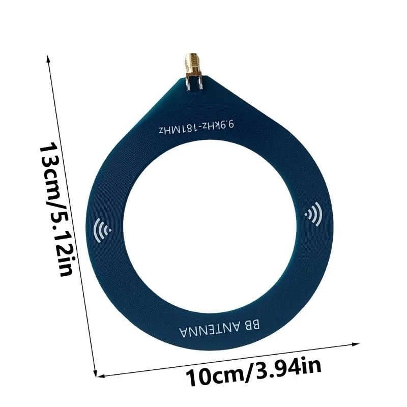 J1HC 9.9KHz-181MHz mini antenas portátiles Antenas pequeñas antenas redondas antenas forma redonda para malaquita TEF6686 - imagen 2