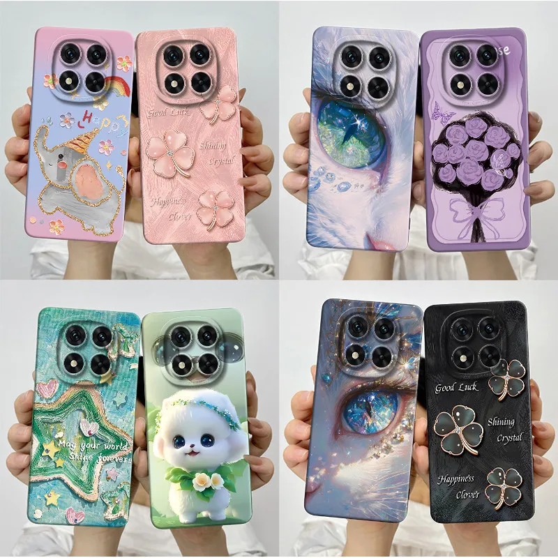 Para Xiaomi Redmi Note 14 Pro 5G 4G Funda bonitas flores suave y delgada Funda de teléfono para Redmi Note14 Note 14 Pro 5G 4G Funda de protección