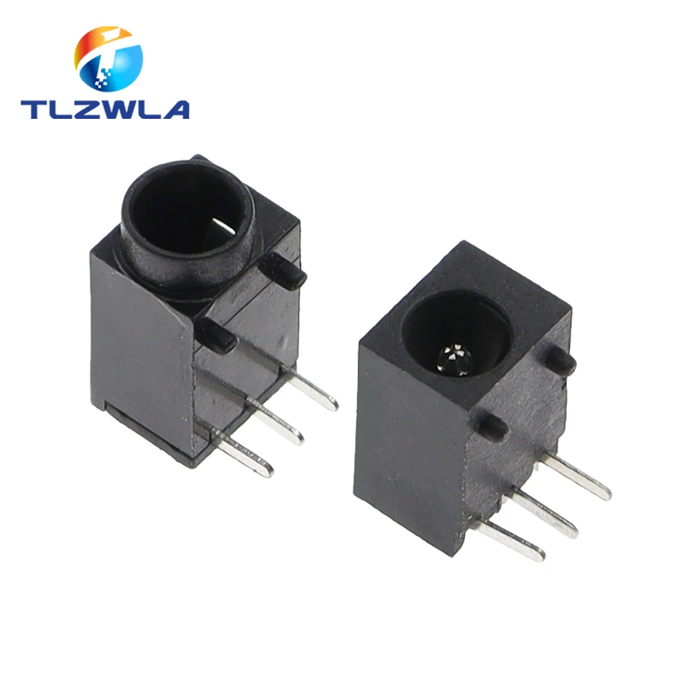 Conector de toma de corriente CC, 10 piezas, 3,5x1,3mm, montaje en Panel de 3 pines, DC003A - imagen 2