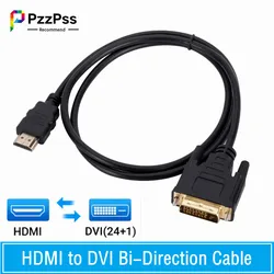 Cable Adaptador DVI HDMI 4K 1080p Bidireccional 24+1 Pines