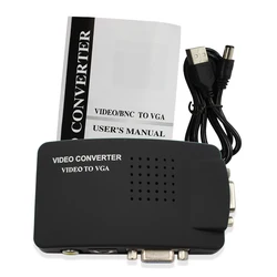 Adaptador RCA S-Video a VGA – Conversor AV para TV y PC