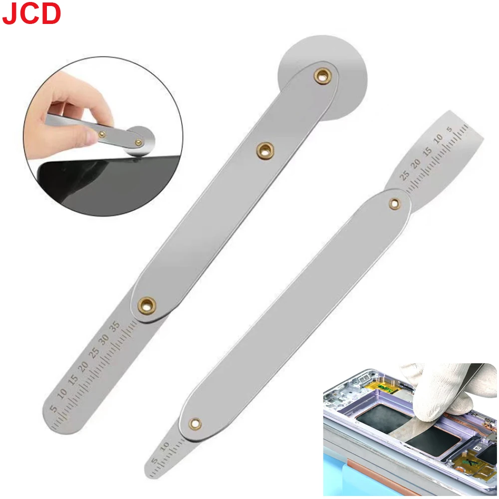 Barra de palanca de rodillo de acero inoxidable, desmontaje de pantalla curvada para Apple, Android, teléfono, tableta, herramienta multifuncional de separación de pantalla - imagen 2