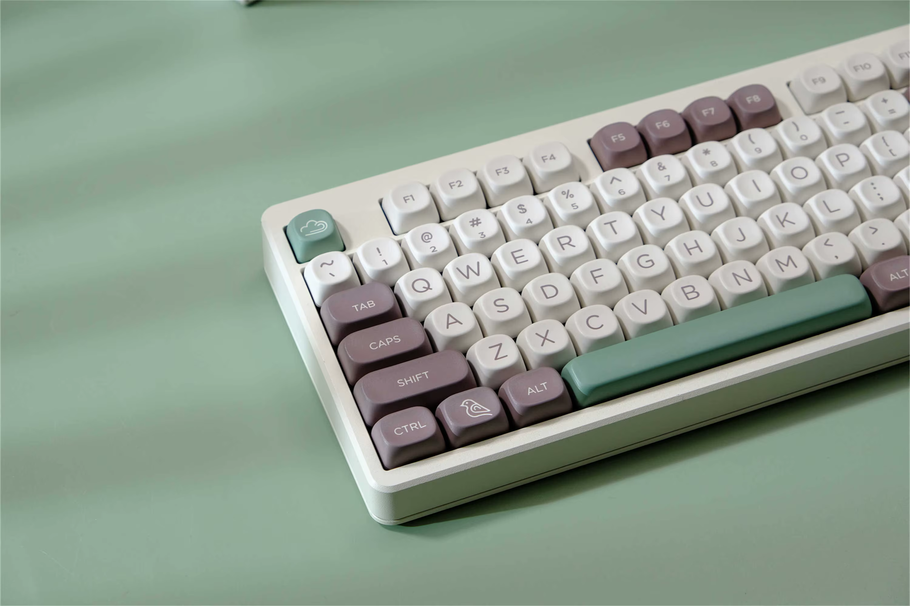 Juego de teclas Big Bear, 126 teclas, teclas de Material PBT, perfil MOA XOA, DYE-SUB para interruptor MX, teclas de teclado mecánico - imagen 2