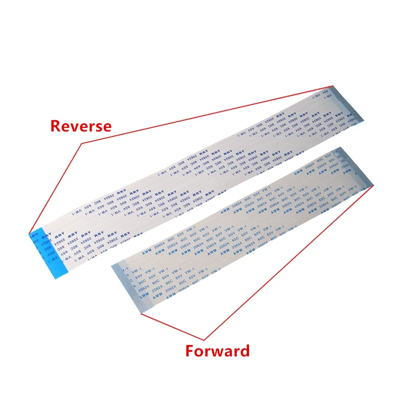 Cable plano Flexible FFC FPC LCD AWM 20624 80C 60V piezas 0,5 MM, paso de 33 pines hacia adelante/atrás, 33 Pines, 10 VW-1 - imagen 3