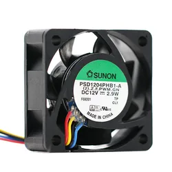 Ventilador Caja PC Sunon 40mm 12V 2.9W Refrigeración