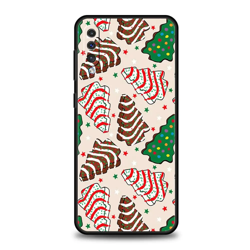 Funda de teléfono navideña de dibujos animados para Samsung A56 A36 A26 A24 A12 A14 A16 A50 A70 A20E A22 A30 A40 A34 A54 A42 A52 5G A04s A06 - imagen 4