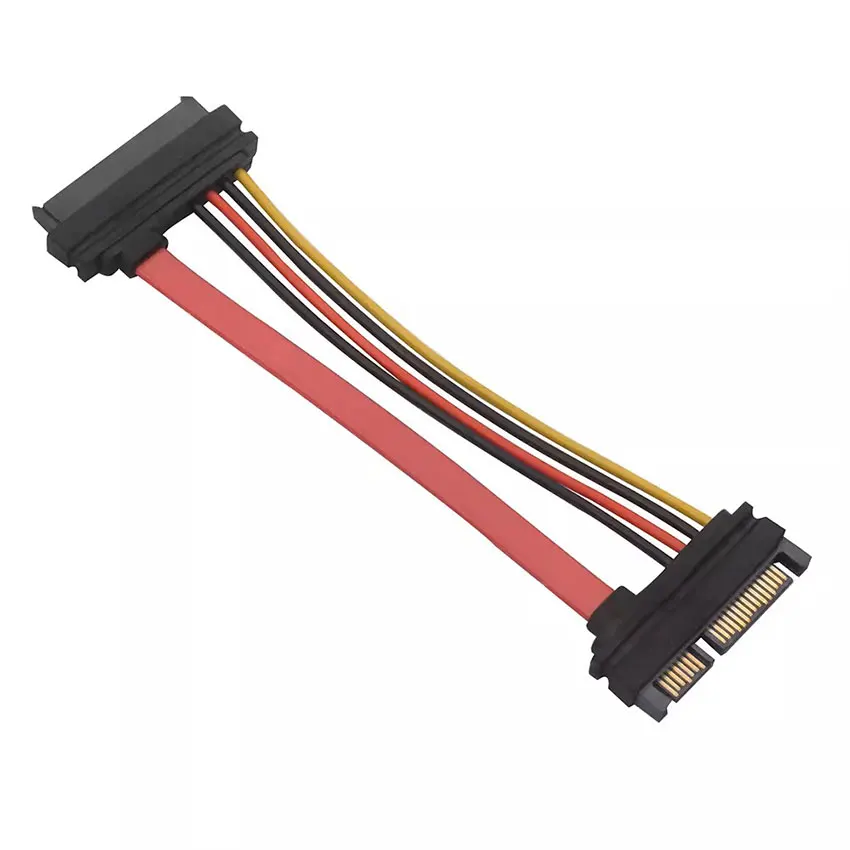 3 uds SAS a SATA,SFF-8482 SAS 29 pines a SATA 22 pines Cable de extensión Raid de unidad de disco duro con puerto de alimentación SATA de 15 pines - imagen 2