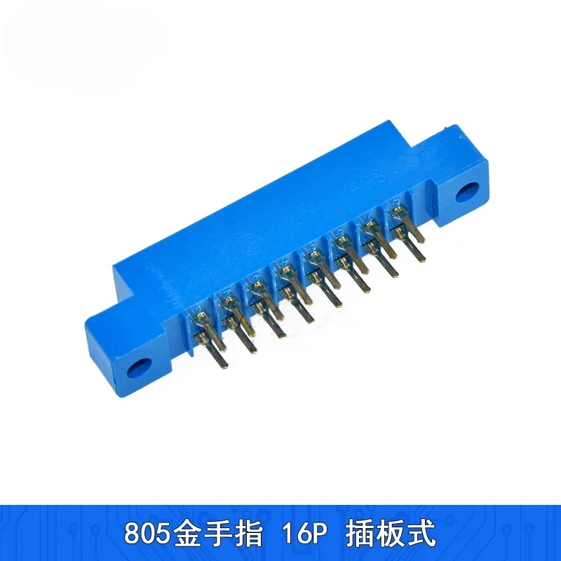 Conector de tira de 3 piezas, 805, paso de 3,96mm, 12/16/20/24/30/36/44/56P/72 pines, Conector de borde de tarjeta de montaje PCB, 16P, 20P, 30P, 36P 44P - imagen 3