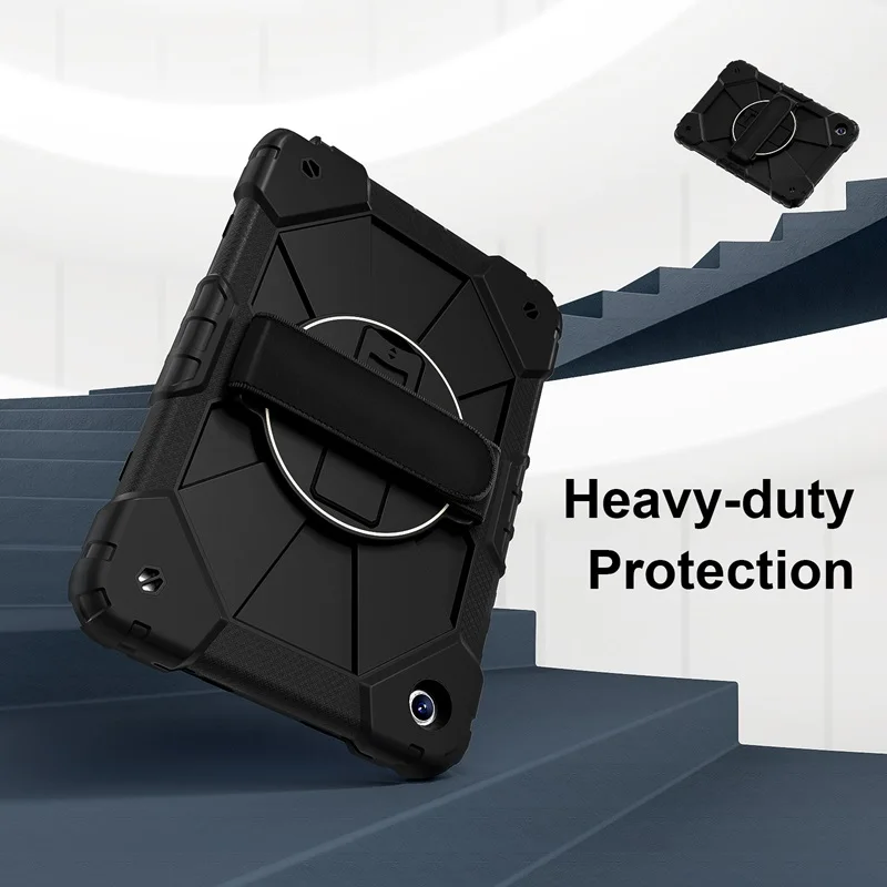 Funda armadura para Samsung Galaxy Tab A11 Plus 11 A9 + Plus 11 A11 8,7 pulgadas rotación mano correa de hombro soporte cubierta a prueba de golpes - imagen 4